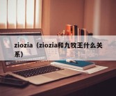 ziozia（ziozia和九牧王什么关系）