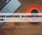 美国职业棒球大联盟（MLB美国职业棒球大联盟）